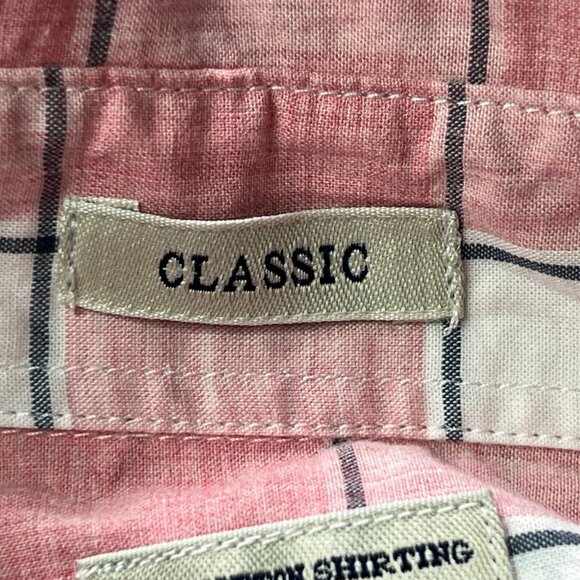 New J.Crew Shirt Mens Large Salmon Plaid Cotton Shirting Special Weaving Yarns - Picture 3 of 10